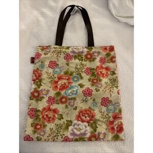 SANKOSEN Japanese Kimono Tote Bag Purse Flowers New with Tags 2002 Made in Japan